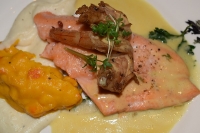 Fisch in Zwiebelsauce