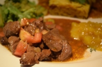 Kichererbsen mit Lamm